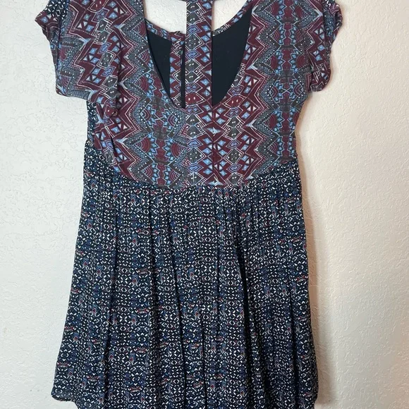 Free People Sundown Babydol Mini Dress Sz M - Picture 4 of 6